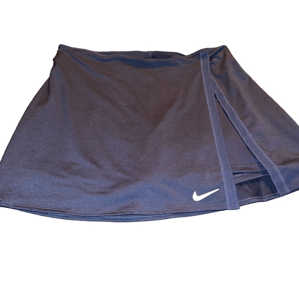 NWT. Nike Navy Blue Tennis Skirt with White Swoosh